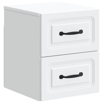 vidaXL Mesita De Noche De Pared 34,5 X 33 X 40 Cm Madera De Ingenier&iacute;a Vidaxl