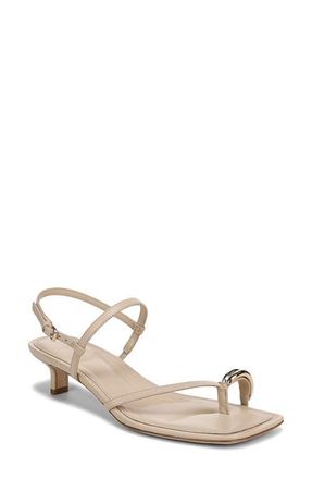 Vince Polli Kitten Heel Sandal in Birch Sand at Nordstrom, Size 5.5