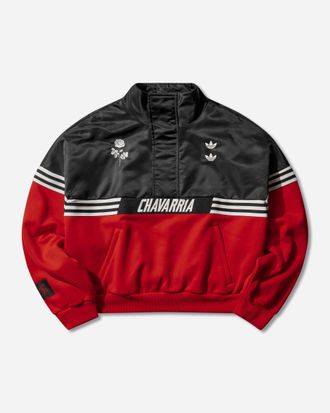 adidas Men s Willy Chavarria Gomez Pullover Black / Red