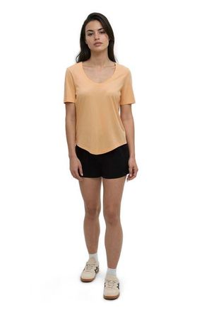 tentree Brackley T-Shirt in Orange Sherbet Heather at Nordstrom, Size Xx-Large