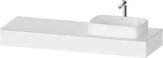 Duravit Duravit - Consola Qatego, 1600x550x170mm, Con Recorte A La Derecha
