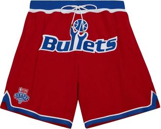 Mitchell & Ness Shorts Washington Bullets 1993-94 - Rosso