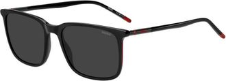 HUGO BOSS Authentieke Stijlvolle Brillen- Premium Kwaliteit - Heren - Zonnebrillen - Zwart - 57 MM - Accessoires