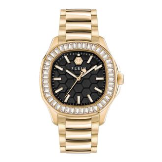 Philipp Plein Accessoires, Dames, Geel, ONE Size, Spectre Lady Crystal Horloge