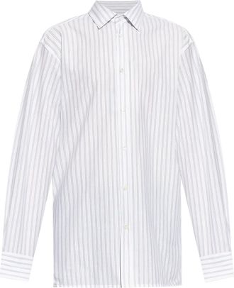 Maison Margiela Camicia a righe - Bianco