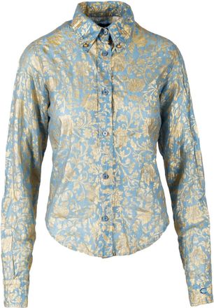 Just Cavalli Screen Printed Cotton Shirt - 00s