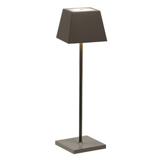 Rossini Illuminazione L&aacute;mpara de mesa rossini illuminazione aluminio gris paloma 2.2w led
