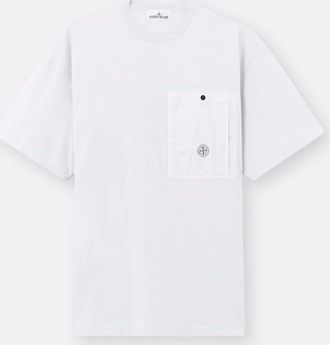 Stone Island S0115 POCKET T SHIRT Size: XXL, colour: SKY