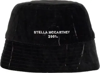 Stella McCartney Black Logo Bucket Hat