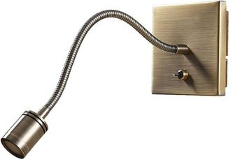 Lindby L&aacute;mpara De Pared Led mayar En Bronce Metal - Lindby