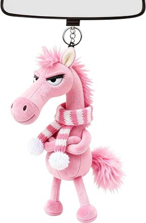 Generic Plush Bag Charm - 2026 Year Of The Horse, Horse Keyring Pendant, Soft Plush Accessory, Cute Backpack Decoration, Lightweight Durable Design | For Husb