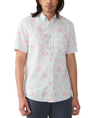 Faherty Breeze Linen-Blend Shirt