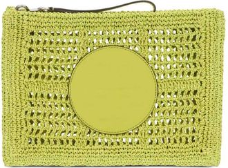 Tory Burch Tory Burch Ella clutch met logoapplicatie