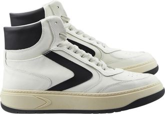 Valsport Schoenen, Heren, Veelkleurig, 42 EU, Wit Zwart Mid-Top Sneakers