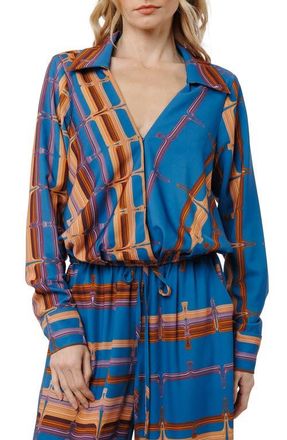 Ciebon Stacia Mod Print in Blue at Nordstrom, Size X-Small