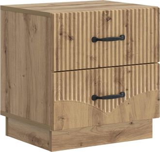 vidaXL Armario De Noche Roble Artisan 43 X 34,5 X 44,5 Cm Vidaxl