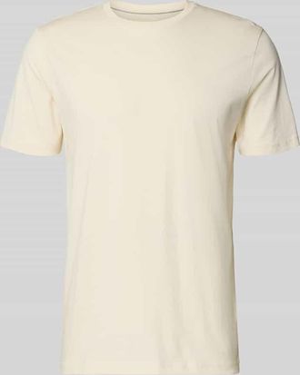 Christian Berg T-Shirt mit Rundhalsausschnitt in Metallic Beige, Gr&ouml;&szlig;e 3XL