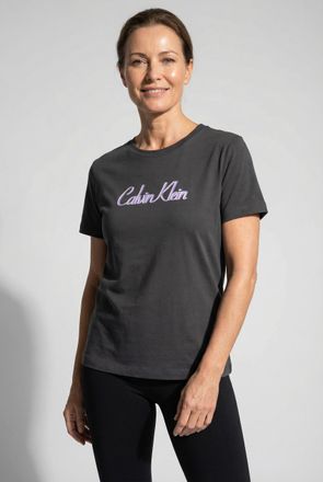 Calvin Klein Jeans T-Shirt CALVIN KLEIN JEANS SS 20s CLASSIC LOGO TEE, Damen, Gr. XXL (46), schwarz, Single Jersey, Obermaterial: 100% Baumwolle, unifarben, klassisch no