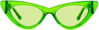 Linda Farrow THE ATTICO DORA ATTICO32 C11 Womens Sunglasses Green Size 54