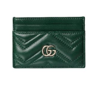 Gucci GG Marmont Card Holder - female - Gucci - Wallets & Cardholders - Green - ONE SIZE - Accessories