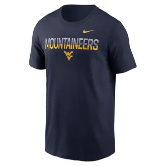 Nike West Virginia Primetime Kinetic Nike Mens College T-Shirt in Blue | N19941SWVN-59L