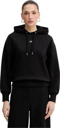A|X Armani Exchange Dames, Sweatshirts & Hoodies, Zwart, Maat: S Katoen