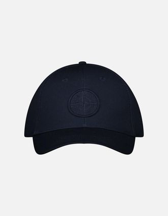 Stone Island Mens Stone Island Baseball Cap in Navy - Size: ONE-SIZE