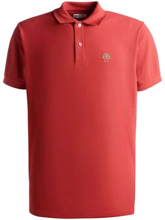 Bally embroidered-logo polo shirt - men - Organic Cotton - L