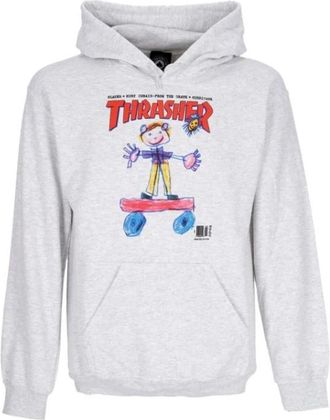 Thrasher Hoodies - Heren - Hoodies - Grijs - XL - Hoodies & sweatvesten