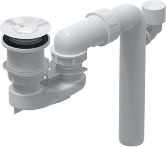 Villeroy & Boch Juego De Desag&uuml;e Y Rebosadero Para Ba&ntilde;era,viflow, Blanco Alpino U90953001