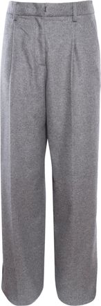Forte_Forte Forte_Forte High-waisted Woolen Trousers
