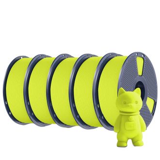 OEM Filamento Para Impresora 3d, Material Pla, Baja Contracci&oacute;n, Amarillo