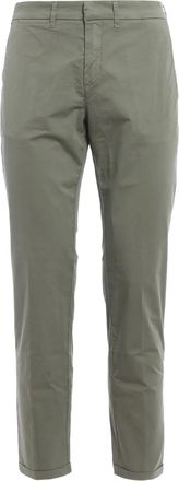 Fay Slim Fit Cropped Green Tapered Pants