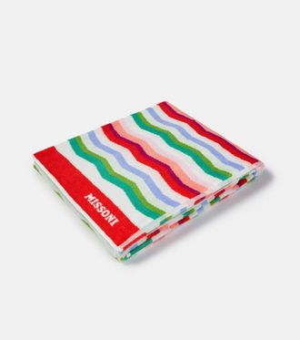 Missoni Wave cotton terry beach towel
