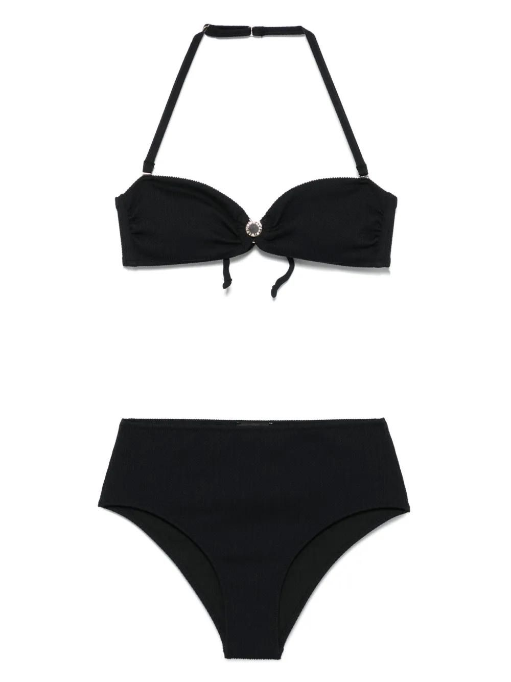 【この夏のマストアイテム】EMPORIO ARMANI ロゴが入ったビキニ Black Bikini with logo print EA7 Emporio Armani - Пиджак в