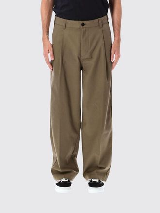 Obey Pantaloni Dean wide leg in misto rayon con pinces