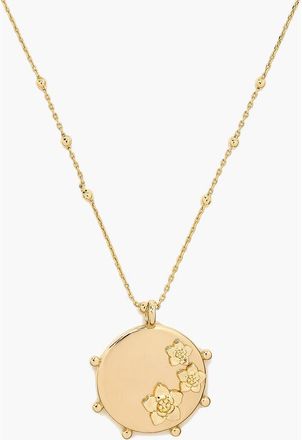 Yoj Mali Flower Pendant Short Necklace in Gold at Nordstrom
