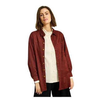 In Front Red Jessica Shirt Silhouette Style - female - IN FRONT - Light Jackets - Red - 2XL - Jackets