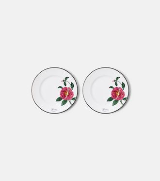 Gucci Set di 2 piatti Gucci Flora in porcellana