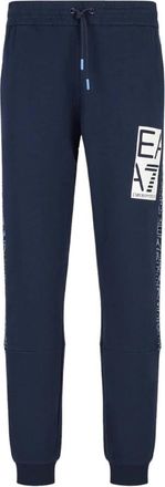 Emporio Armani Blauwe Slim Fit Broek - Heren - Sweatpants - Blauw - M - Broeken