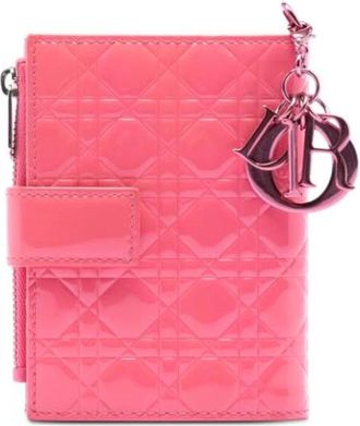 Dior Pre-owned Wallets, female, Pink, Size: ONE SIZE Pre-owned Leather Wallet