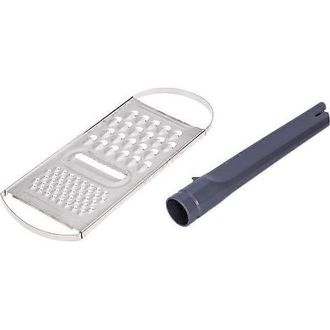 2B 2 Pcs Kitchen Accessories: 1 Pcs Stainless Steel Peeler Grater 25.4 Cm Long Strip & 1 Pcs Flat Suction Nozzle Head