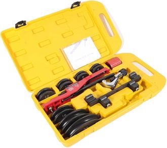 OEM Kit Para Doblar Tubos, &Aacute;ngulo De Doblado De 0 A 90&deg;, Caja De Herramientas Port&aacute;til, Amarillo Y Negro