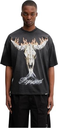 Represent British Cowboys T-shirt - Heren - T-shirts - Zwart - S - Katoen - Tops