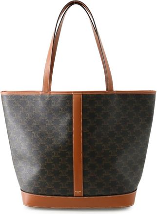 Celine Brown Pvc Leather Tote Bag (Pre-Owned)