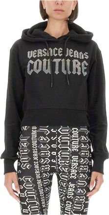 Versace Jeans Couture Hoodies - Dames - Hoodies - Zwart - XS - Hoodies & sweatvesten