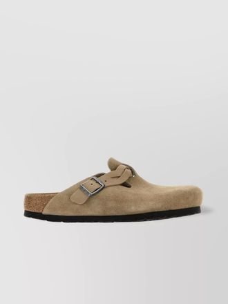 Birkenstock suede leather mules