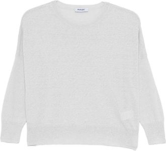 base Pullover aus Leinen- und Baumwollmischung