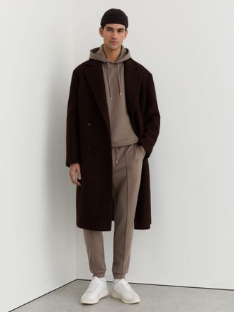 Reiss Light Camel Brown Stretch-jersey Tailored Joggers, Xxl