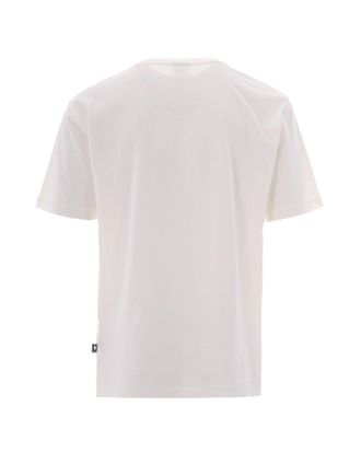 New Balance Mens T-Shirt Athletics Premium Logo Sea Salt Cotton T-Shirts And Polos